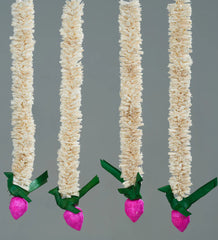 RR Crafts Gajra And lotus Buds set of 4