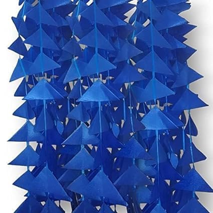 Decorative Triangle Net Cloth Garlands 4ft. Hanging for Mehndi, Haldi, Wedding, Party D�cor/Backdrops,(Triangle Hanging (24