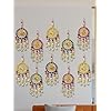 Handmade Colorful Wall Decor and Door Hangings for Home Decoration | haldi, Room, Temple Decoration | Pooja Room Decoration | Decorative Hanging Items | Pack of 10