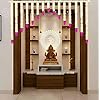 Gajra with Lotus Buds Thoranam for Entrance Door, Torans for Entrance Door, Banderwal for Home Door 38 Inch,Ganpati Decoration