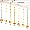 Decorative Door Decor|Wall Hanging String Garlands|Office Home Diwali Decorations|Diwali Gift, Size 24 Inches, Pack of 10, Colour Yellow