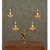 Diya Hanging,Pair of 2, 10 Inch | Door Garlands for Main Door|Shubh Labh Hanging | Mandir & Temple Decor | Diwali & Pooja Decoration | Home Mandir & Pooja Room Decoration Items